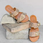 Double Strap Sandal with Buckle