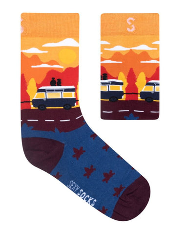 Road Trip Bamboo Socks